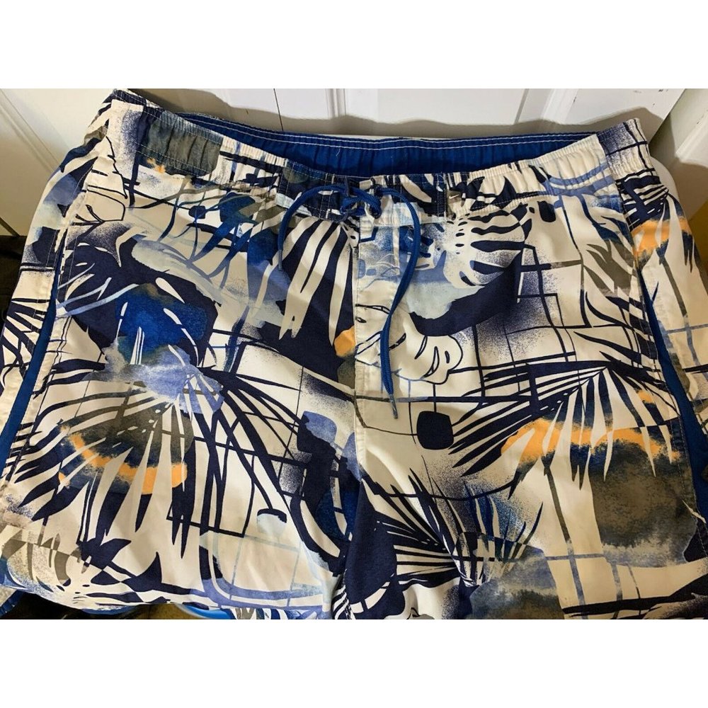 Vintage Nike Men’s Sz XL‎ 80s 90s Swim Surf Board Trunks Shorts Blue